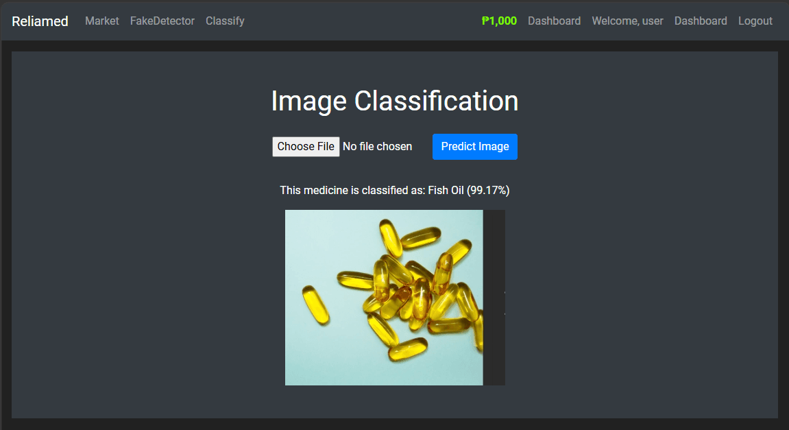 ReliaMed App screenshot